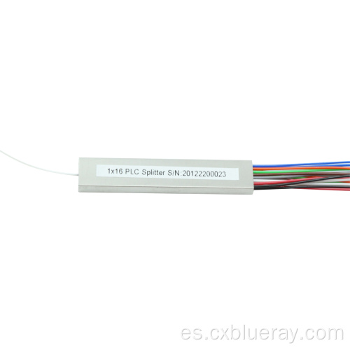 1x16 Casseta de divisor de plc de fibra óptica pasiva